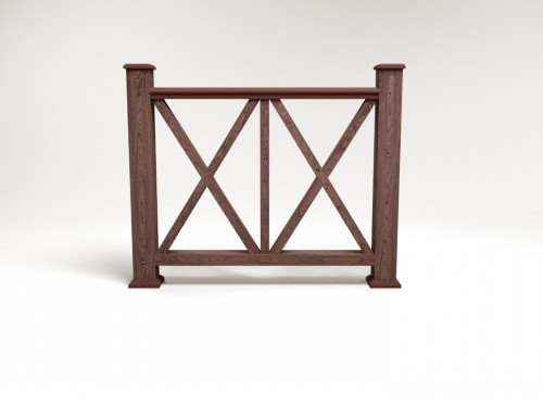 Ограждение из ДПК FG7 шоколад купить в Малоярославце