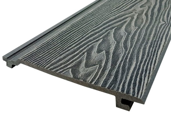 Сайдинг Darvolex 185x19x3000мм, 3D тиснение Серый купить в Малоярославце