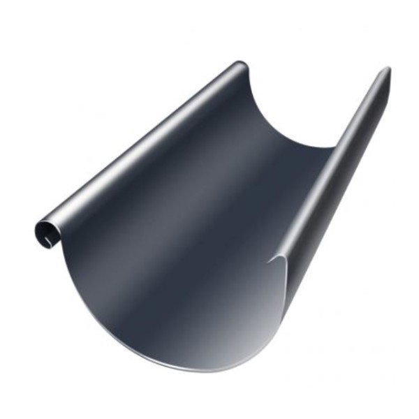 Водосток Grand Line 125x90 – Желоб 3м RAL 7024 купить в Малоярославце