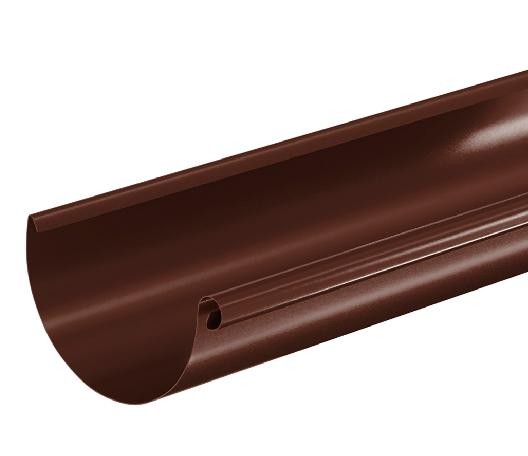 Водосток Aquasistem, система 125x90 - Водосточный желоб 3.00м RAL 8017 Коричневый купить в Малоярославце