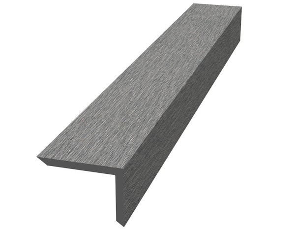 Уголок ДПК для террасной доски NauticPrime, 60x40x2900мм Тёмно-серый купить в Малоярославце