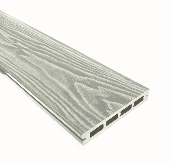 Террасная доска из ДПК Terrapol Смарт 3D Пустотелая с пазом Дуб беленый купить в Малоярославце