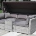 Диван-Трансформер AFINA плетеный из иск. ротанга AFM-320G Grey купить в Малоярославце