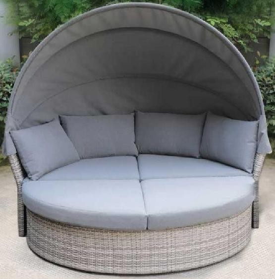 Диван-Трансформер AFINA плетеный из иск. ротанга AFM-325G Grey купить в Малоярославце