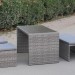 Диван-Трансформер AFINA плетеный из иск. ротанга S330G-W78 Grey купить в Малоярославце