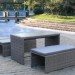 Диван-Трансформер AFINA плетеный из иск. ротанга S330G-W78 Grey купить в Малоярославце