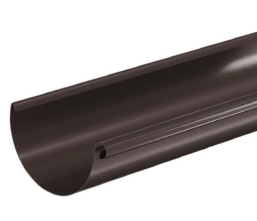 Водосток Aquasistem, система 125x90 - Водосточный желоб 3.00м RR 32 Тёмно Коричневый купить в Малоярославце