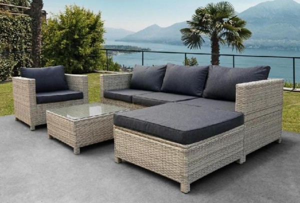 Комплект мебели AFINA плетеной из иск. ротанга YR821G Grey/Grey купить в Малоярославце