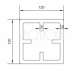 Столб SEQUOIA Evolution 3D WOOD BROWN купить в Малоярославце