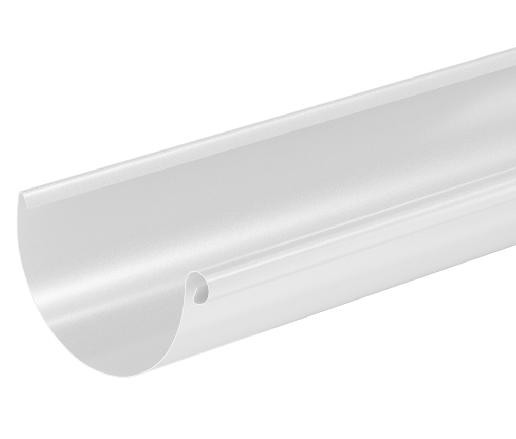 Водосток Aquasistem, система 125x90 - Водосточный желоб 3.00м RAL 9003 Белый купить в Малоярославце