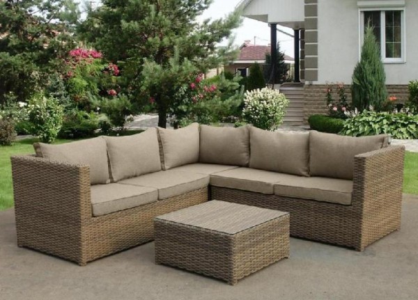 Комплект мебели AFINA плетеной из иск. ротанга YR825B Beige купить в Малоярославце