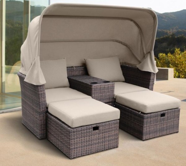 Комплект мебели AFINA плетеной из иск. ротанга AFM-330B Brown купить в Малоярославце