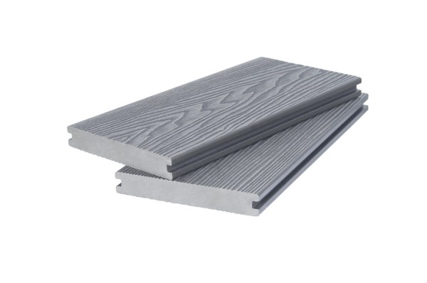 Доска террасная 3D фактура дерева POLIVAN GROUP двухсторонняя полнотелая SINGARAJA серый купить в Малоярославце