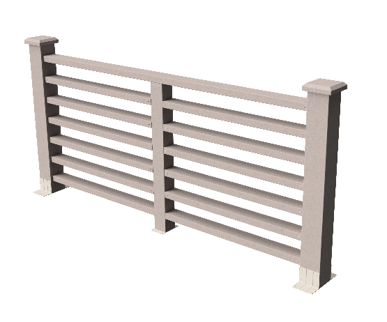 Ограждения декоративное ДПК GRINDERDECO Марсело выбеленый дуб купить в Малоярославце