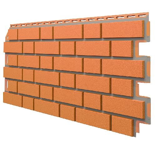 Фасадные панели ТЕХНОНИКОЛЬ Оптима Клинкер Красно-коричневый купить в Малоярославце