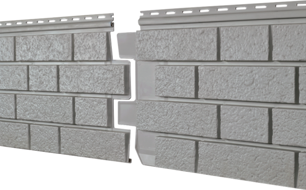 Фасадная панель Ю-пласт Стоун Хаус S-Lock Клинкер Нордик дым купить в Малоярославце