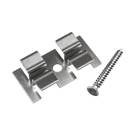 Клипса с саморезом, Grinder шовный монтаж 5 mm купить в Малоярославце