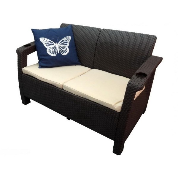 Двухместный диван Yalta Sofa Seаt венге купить в Малоярославце