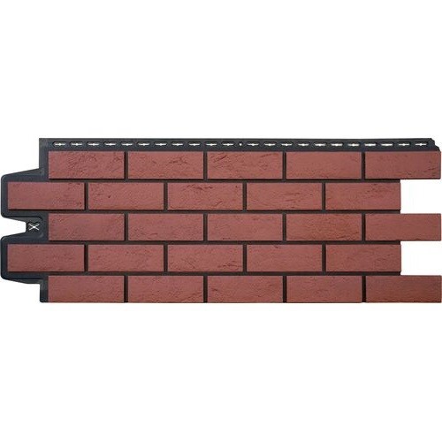 Фасадная панель Grand Line Состаренный кирпич Элит корица (махагон), ШОВ черный купить в Малоярославце