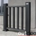 Ограждение из ДПК Outdoor Классик 3D STORM чёрный купить в Малоярославце