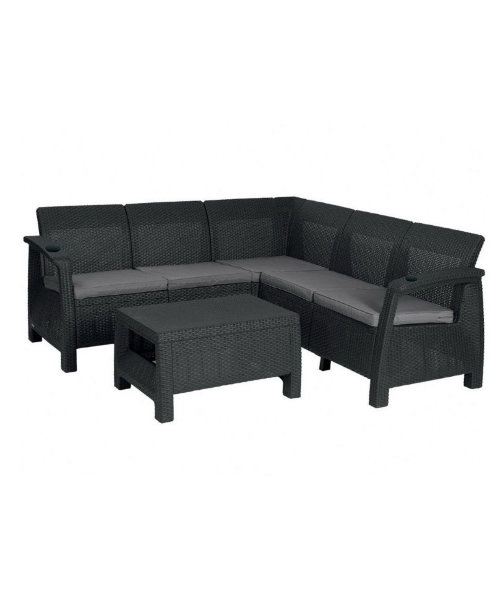 Угловой диван  Yalta Corner Set (столик в комплект не входит) купить в Малоярославце