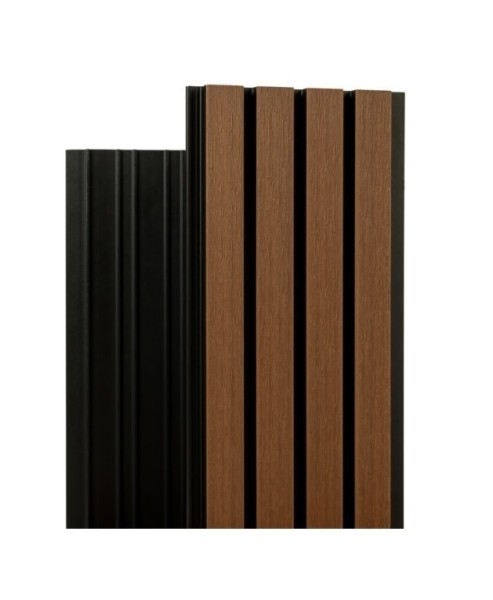 Фасадная реечная панель Ecodecking Скай коэкструзия 200х20х3000 Тик купить в Малоярославце