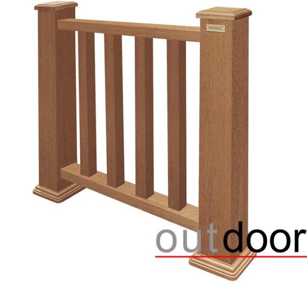 Ограждение из ДПК Outdoor Классик 3D STORM дуб купить в Малоярославце
