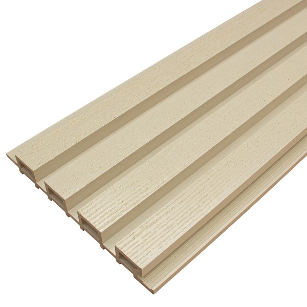 Фасадная доска из ДПК Faynag Wood Рейка Слоновая кость купить в Малоярославце