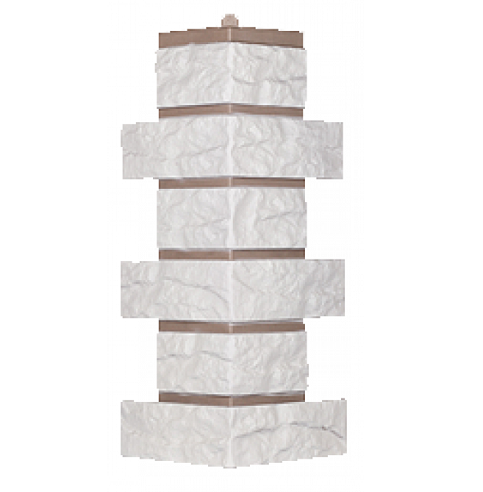 Угол T-Сайдинг-Кирпич Лондон Брик Белый купить в Малоярославце