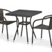 Комплект плетеной мебели AFINA из иск. ротанга T282BNT/Y137C-W53 Brown 2Pcs купить в Малоярославце