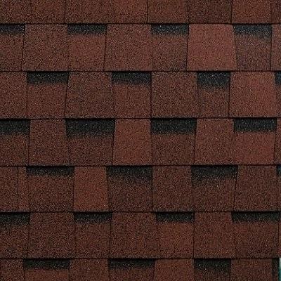 Двухслойная ламинированная черепица Shinglas, серия Фазенда – Красный купить в Малоярославце