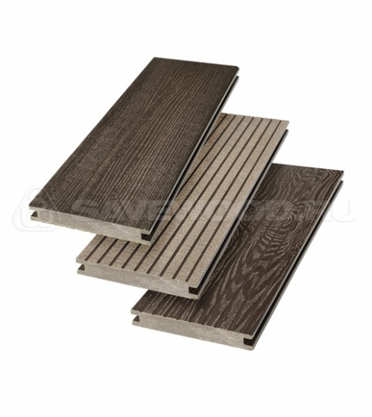 Террасная доска SW Fraxinus (R) полнотелая «SaveWood» Темно-коричневый купить в Малоярославце