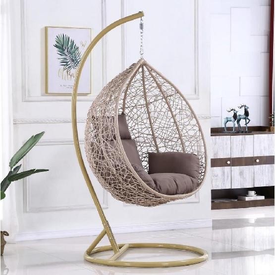 Кресло Подвесное из искусственного ротанга AFM-169A-LB Beige купить в Малоярославце