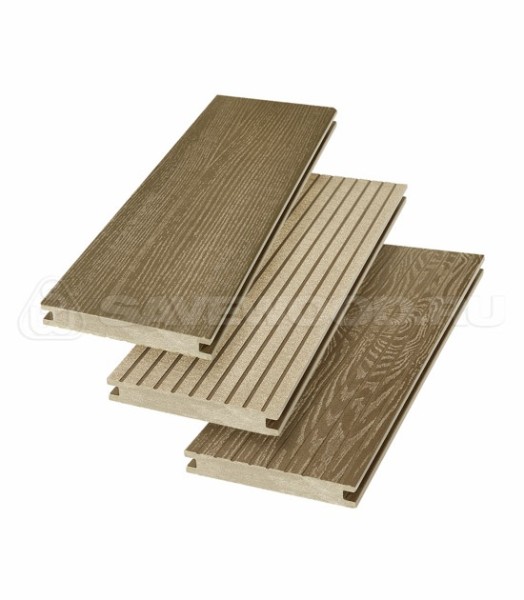 Террасная доска SW Fraxinus (R) полнотелая «SaveWood» Тик купить в Малоярославце