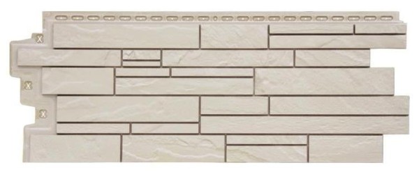 Фасадная панель Grand Line Скала Стандарт молочный купить в Малоярославце