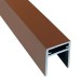 П-профиль Алюминиевый EasyDecking 35x25 Коричневый купить в Малоярославце