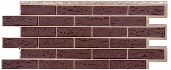 Фасадная панель T-Сайдинг-Кирпич Саман Коричневый купить в Малоярославце