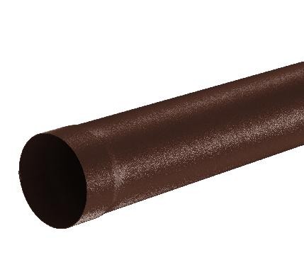 Водосток Aquasistem, Система 150/100 - Труба водосточная 1.00м RAL 8017 Коричневый matt купить в Малоярославце