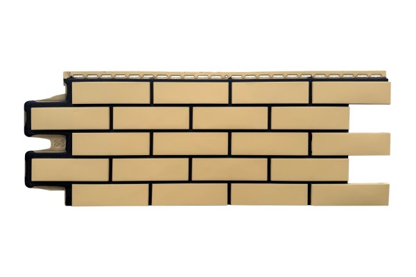 ФП Grand Line клинкерный кирпич ПРЕМИУМ Песочный (шов RAL 9005) купить в Малоярославце