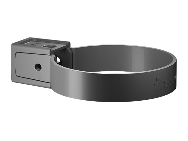 Хомут универсальный для водосточной трубы Docke Premium Графит купить в Малоярославце