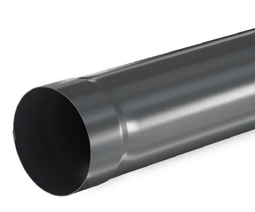 Водосток Aquasistem, система 150/100 - Труба водосточная 3.00м RAL 7024 Тёмно-серый купить в Малоярославце