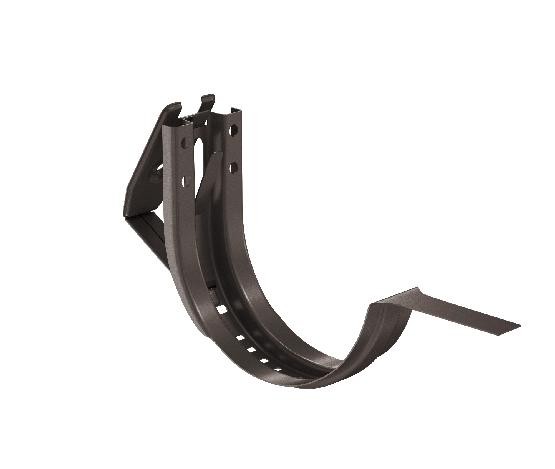 Водосток Aquasistem, система 125x90 - Крюк крепления желоба короткий регулируемый RR 32 Тёмно-Коричневый купить в Малоярославце