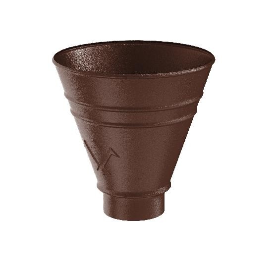 Водосток Aquasistem, Система 150/100 - Воронка водосборная круглая RAL 8017 Коричневый matt купить в Малоярославце